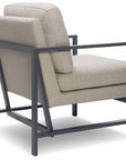 Russell Linen Accent Chair - From Where - 
