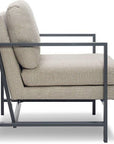 Russell Linen Accent Chair - From Where - 