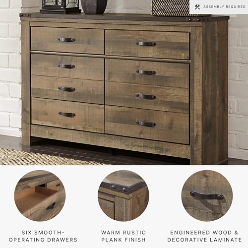Rustic 6 Drawer Dresser - From Where - 