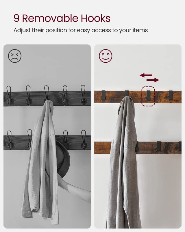 Rustic Brown Coat Rack - From Where - 