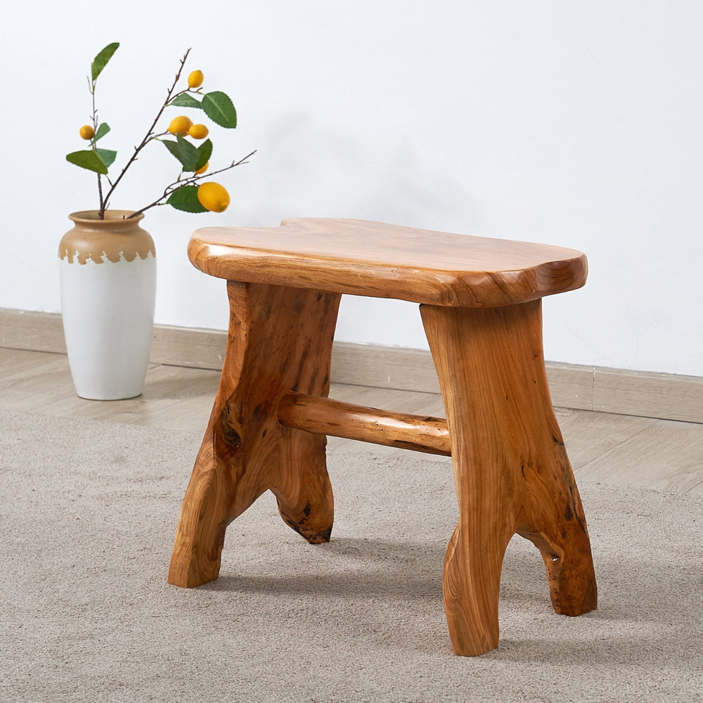 Rustic Cedar Roots A - Leg Stool - From Where - 