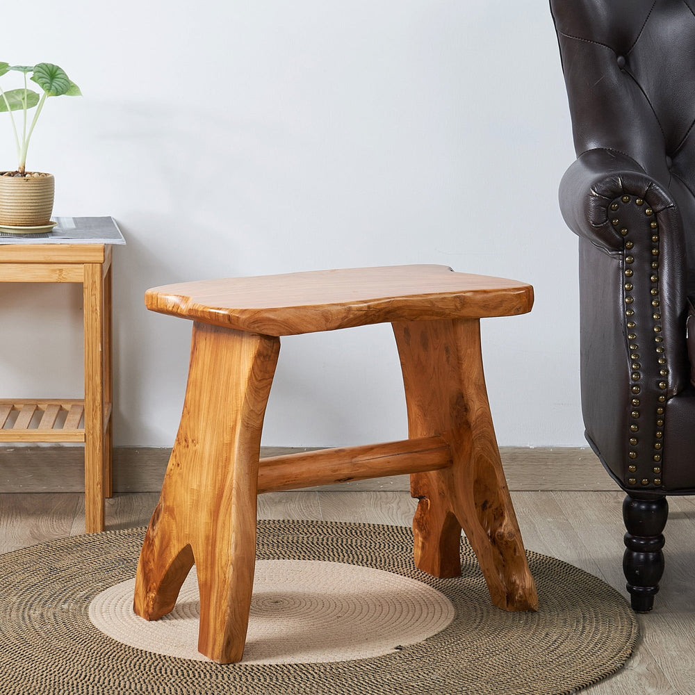 Rustic Cedar Roots A - Leg Stool - From Where - 