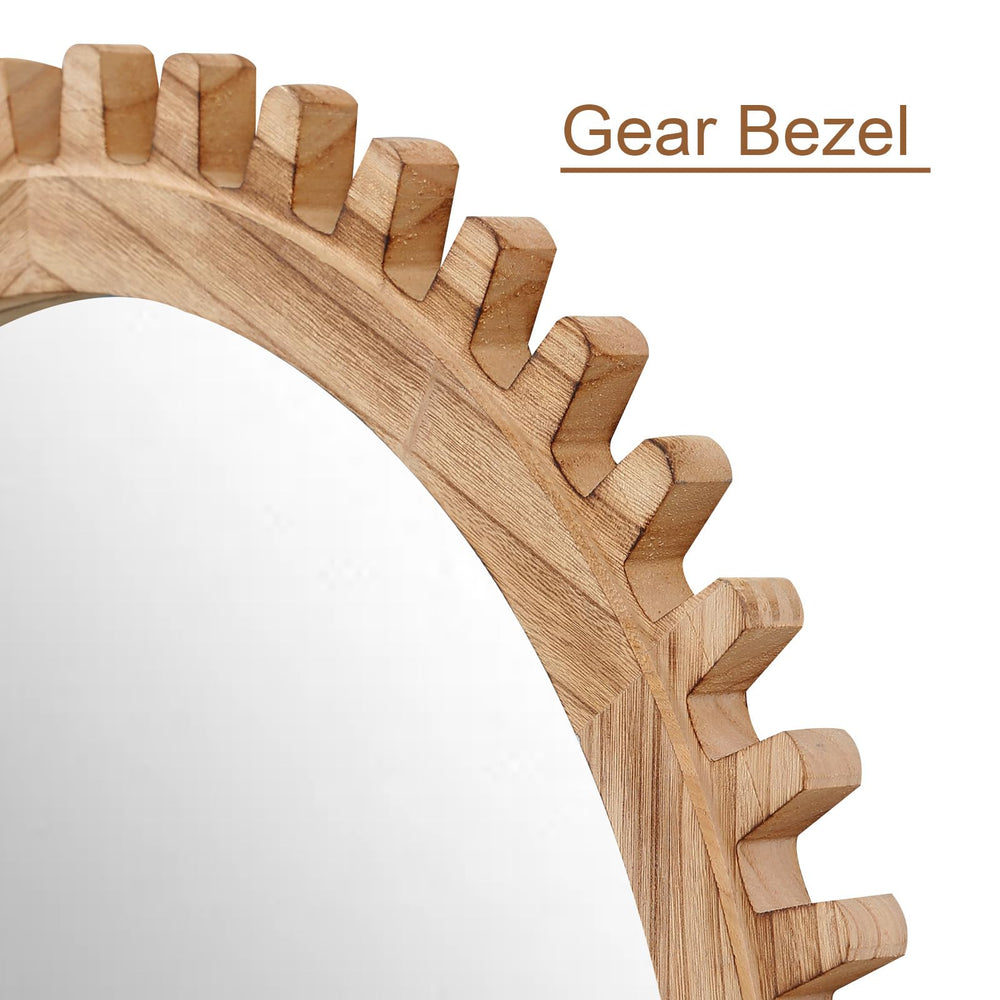 Rustic Farmhouse Circle Mirror - From Where - 