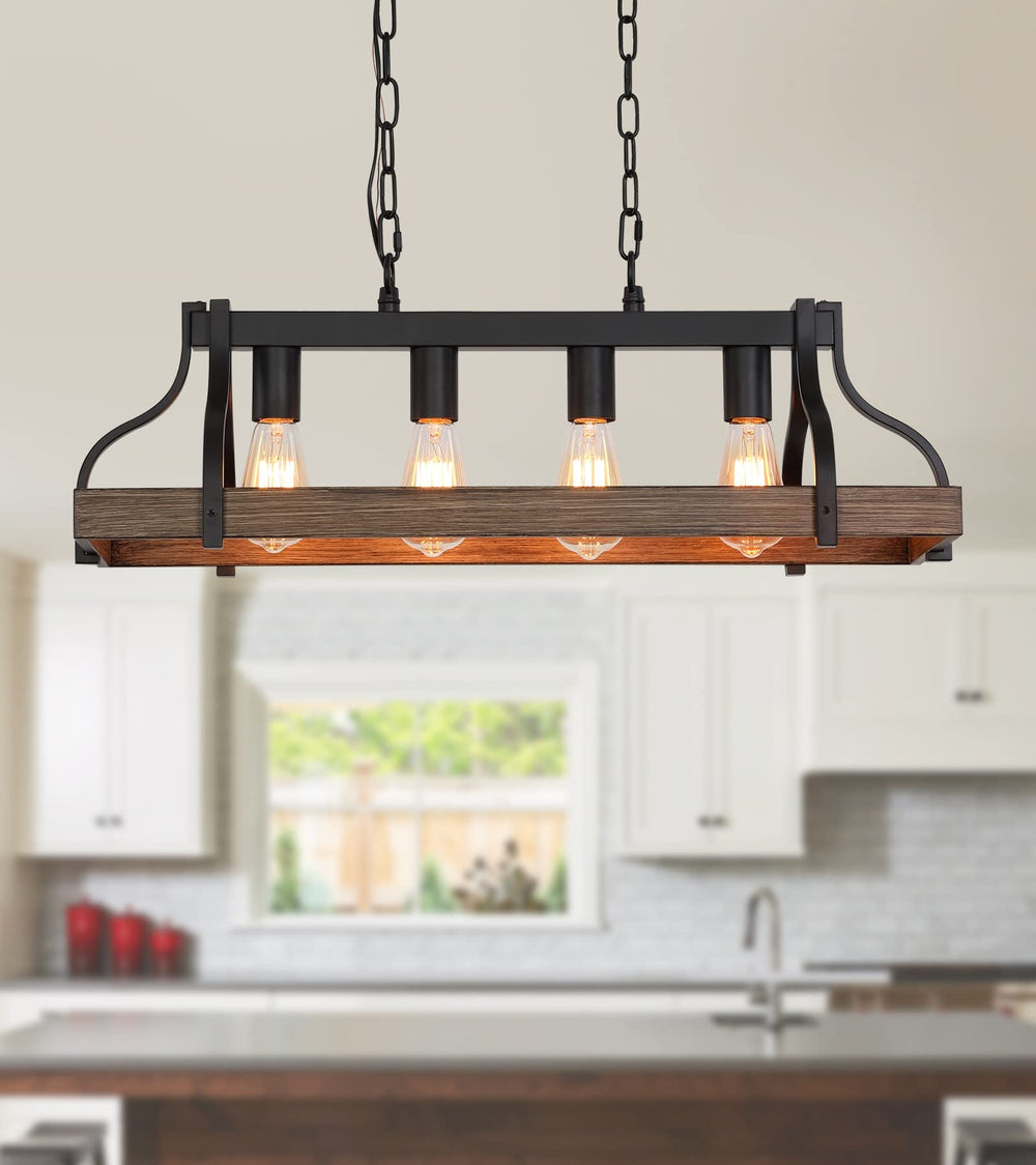 Rustic Farmhouse Light Fixture - From Where - 
