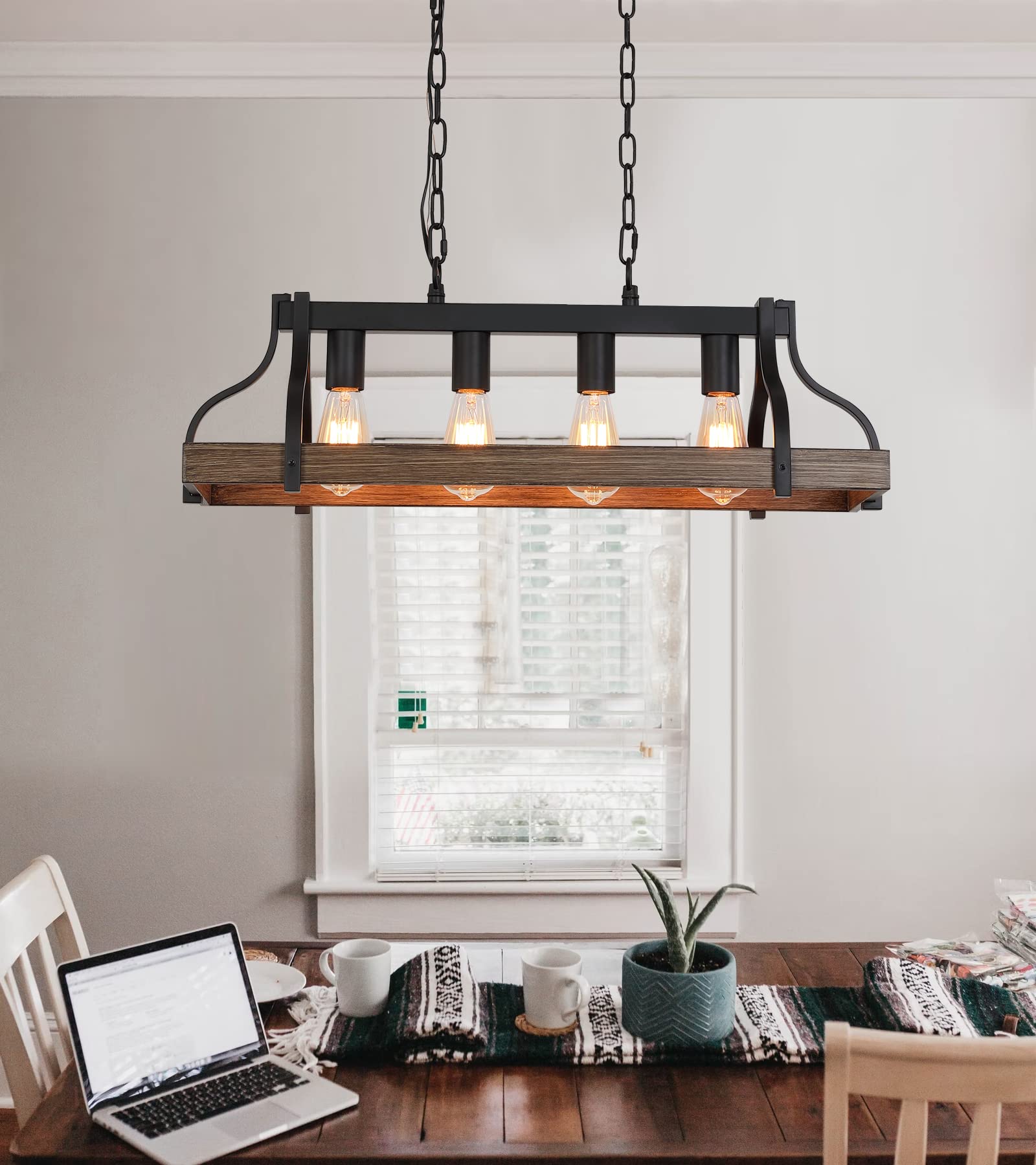 Rustic Farmhouse Light Fixture - From Where - 