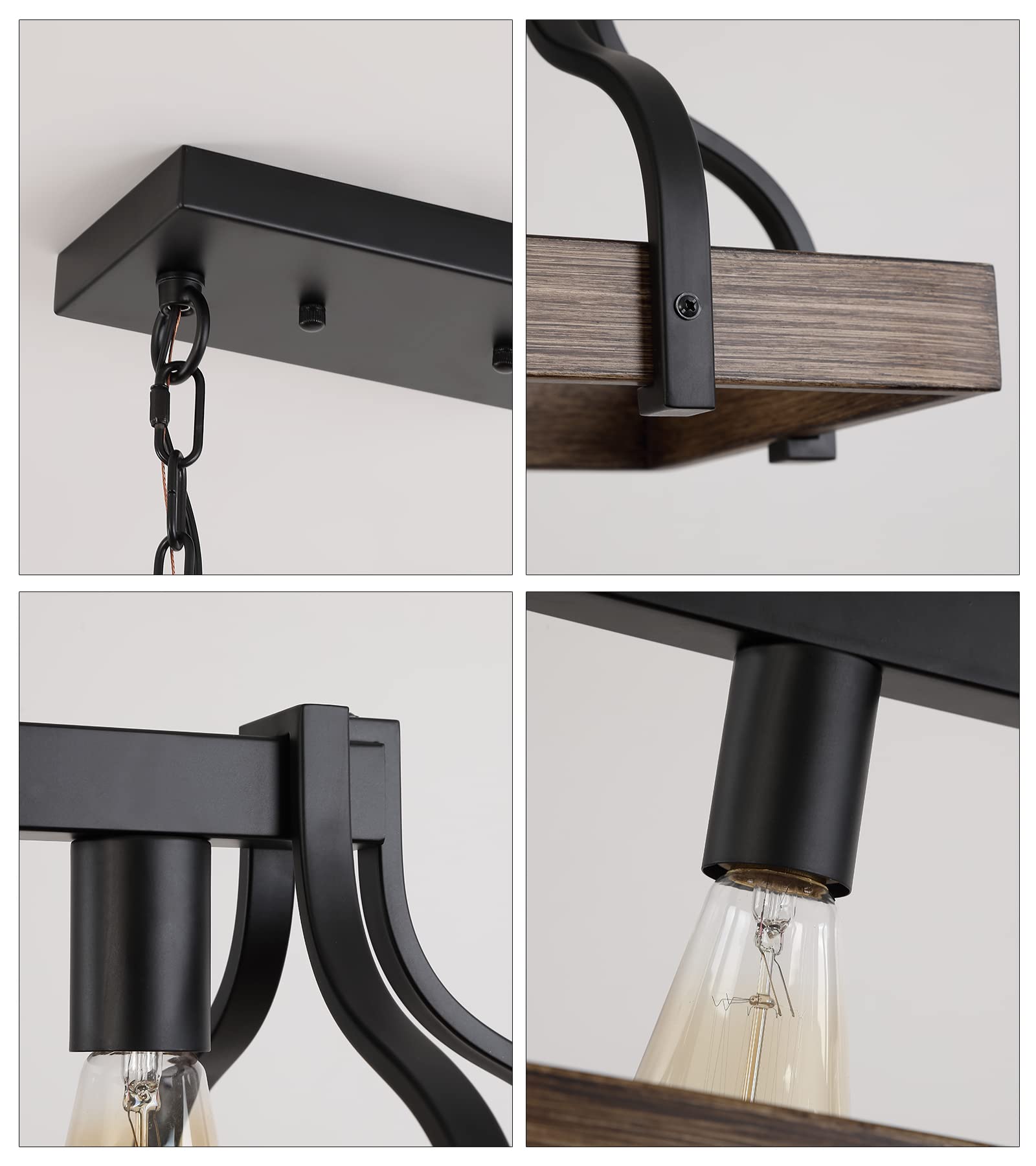 Rustic Farmhouse Light Fixture - From Where - 