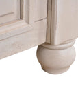 Rustic French Distressed Wood Panel Bed - From Where - 