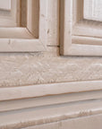 Rustic French Distressed Wood Panel Bed - From Where - 