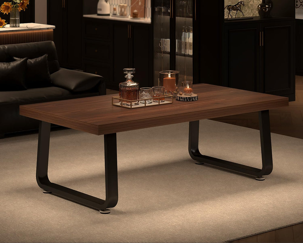 Rustic Walnut Coffee Table - From Where - 