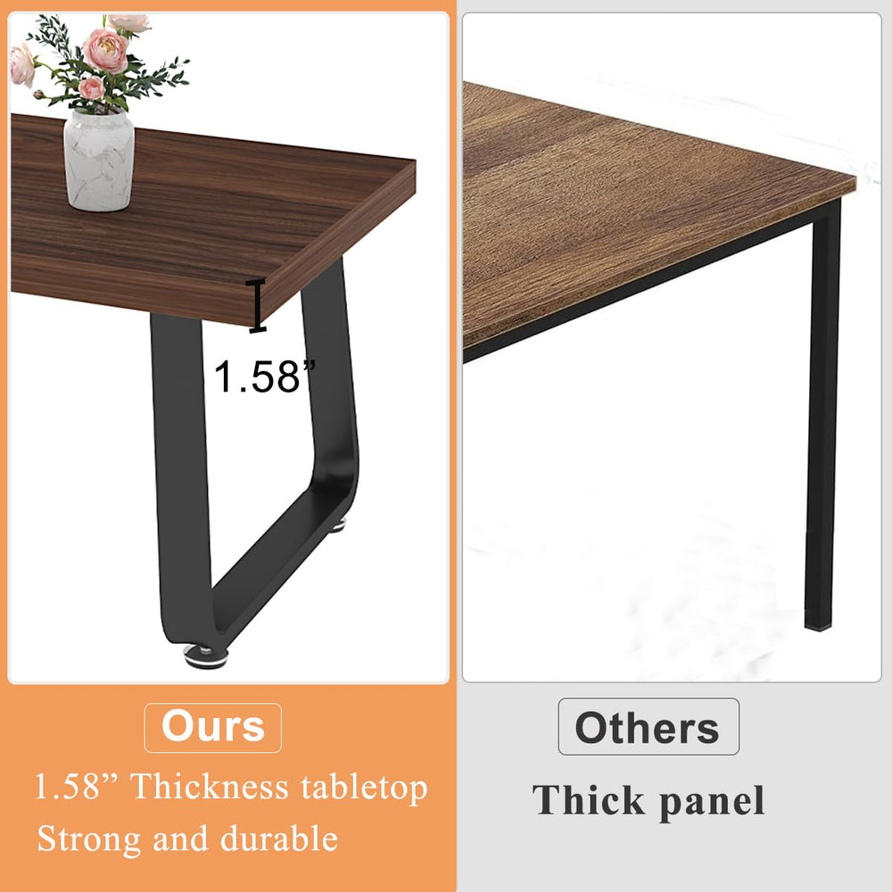 Rustic Walnut Coffee Table - From Where - 