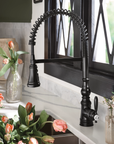 Weymouth One-Handle Pre-Rinse Spring Pulldown Kitchen Faucet