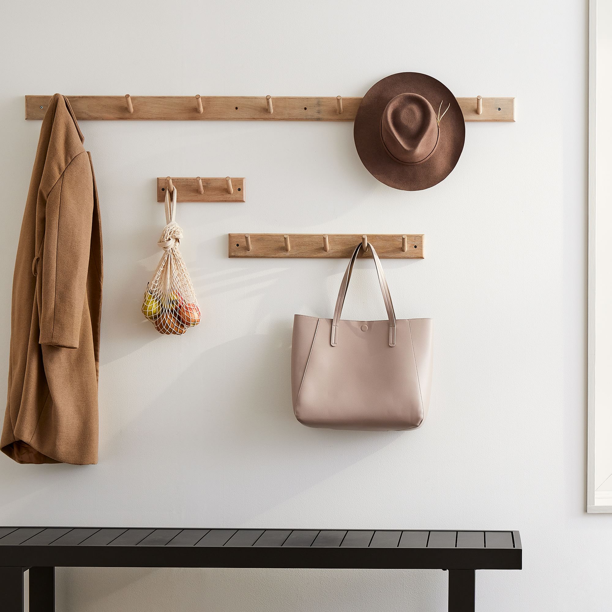 Sadie Wall Hooks 24"/60" - From Where Finds - 