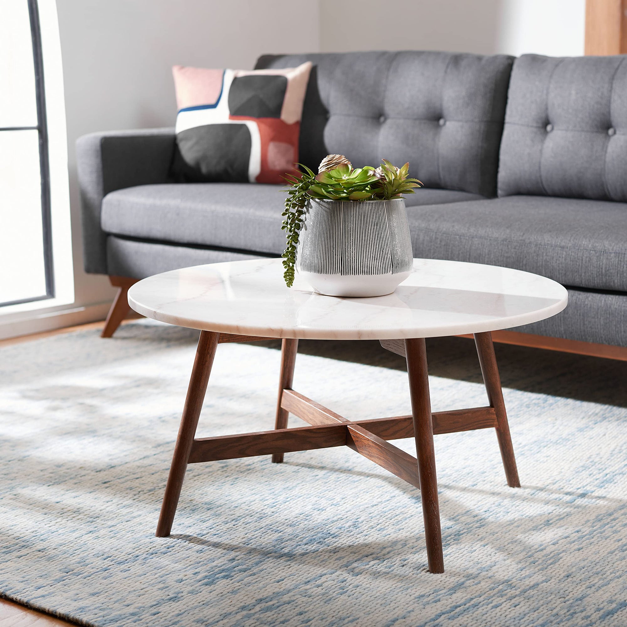 SAFAVIEH Maja Round Coffee Table - From Where - 