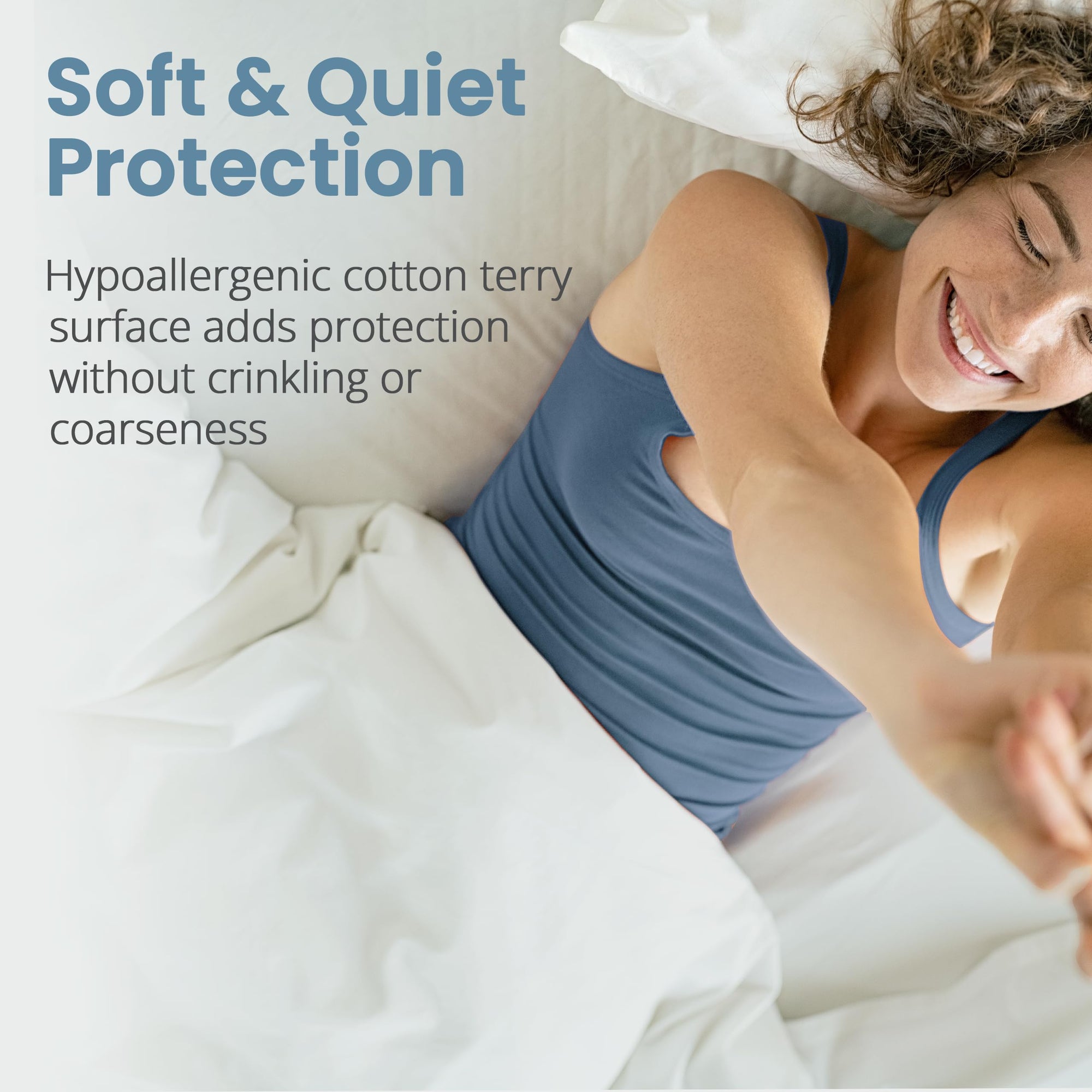 SafeRest Waterproof Queen Size Mattress Protector - From Where - 
