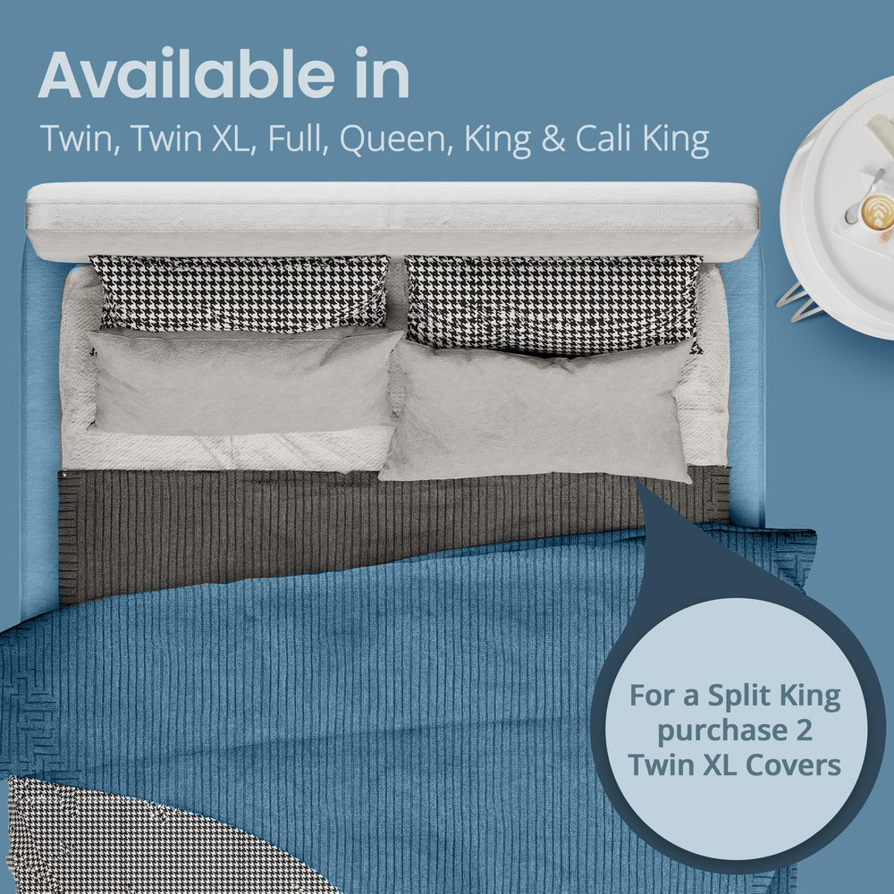 SafeRest Waterproof Queen Size Mattress Protector - From Where - 