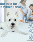 SafeRest Waterproof Queen Size Mattress Protector - From Where - 