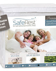 SafeRest Waterproof Queen Size Mattress Protector - From Where - 