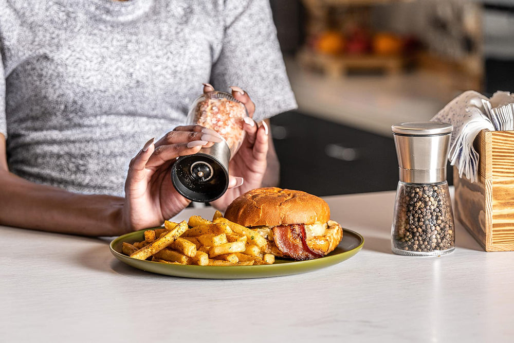 Salt and Pepper Set with Wood Tray - From Where - 