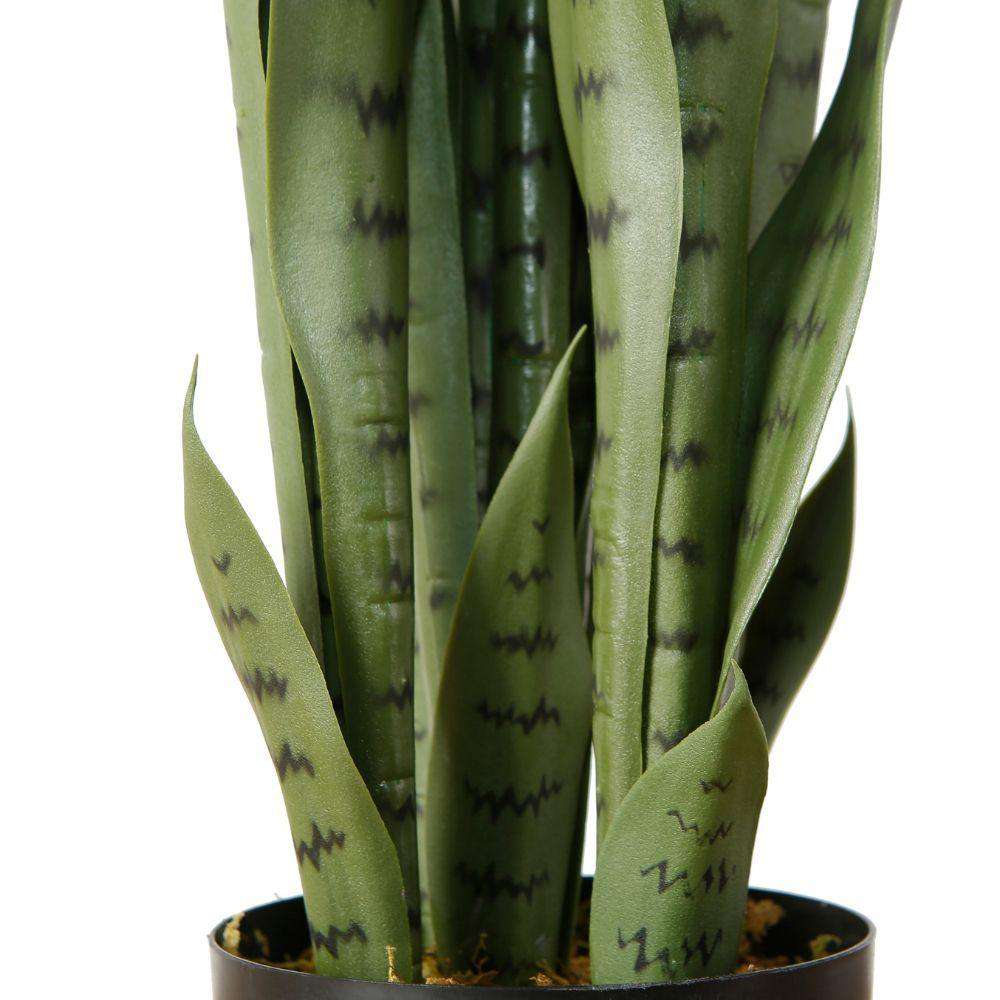 Sansevieria Dark Green 35 Artificial Potted Plant - From Where - 