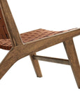 Saoirse Faux Leather Lounge Chair - From Where - 