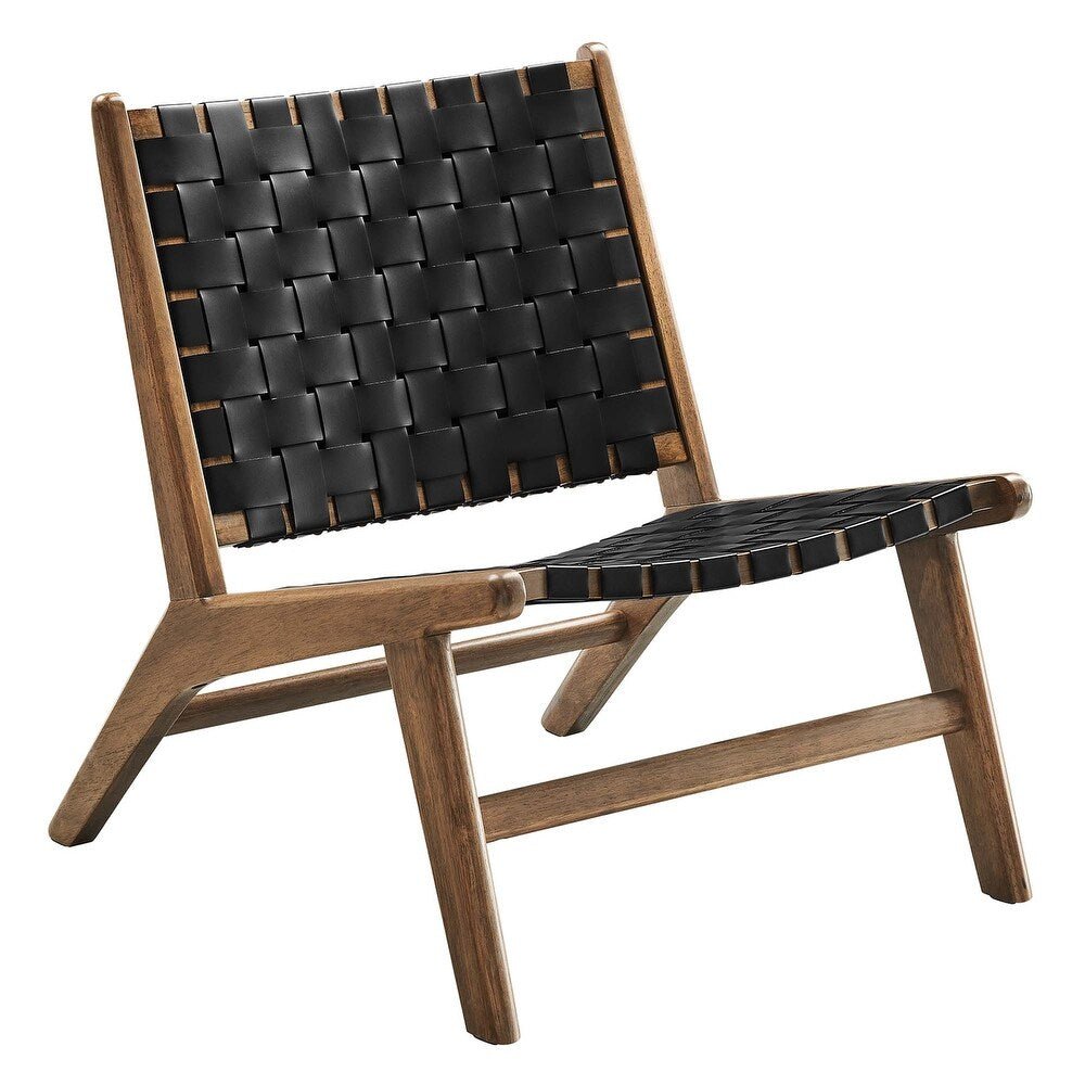 Saoirse Faux Leather Lounge Chair - From Where - 