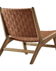 Saoirse Faux Leather Lounge Chair - From Where - 