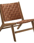 Saoirse Faux Leather Lounge Chair - From Where - 