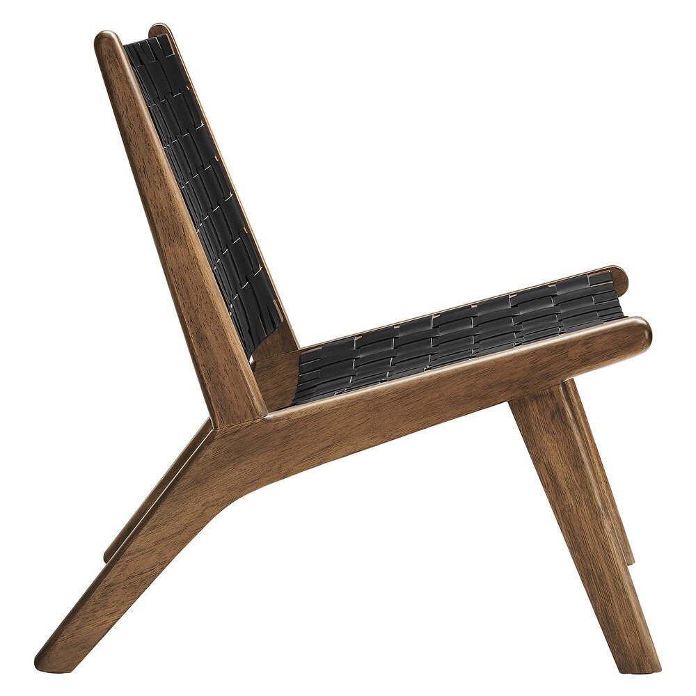 Saoirse Faux Leather Lounge Chair - From Where - 