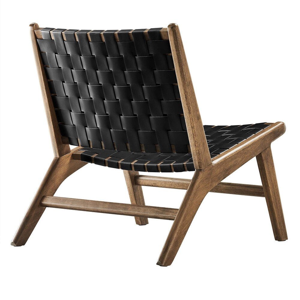 Saoirse Faux Leather Lounge Chair - From Where - 