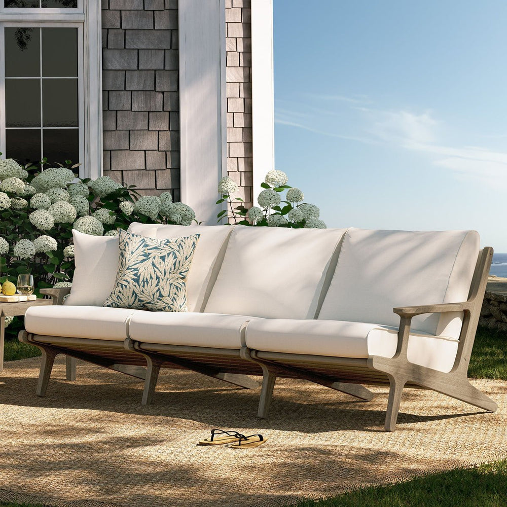 Saratoga Outdoor Teak Sofa - From Where Finds - 