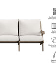 Saratoga Outdoor Teak Sofa - From Where Finds - 