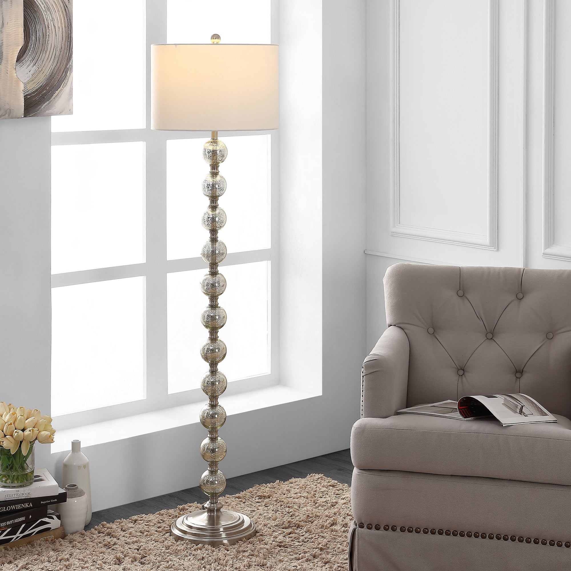 Sarina 60" Floor Lamp - From Where - 