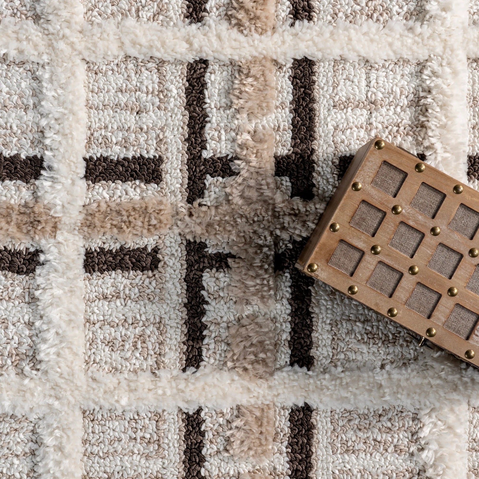 Scarletta Plaid Tasseled Rug - From Where Finds - 