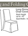 Scroll Dining Chair Cover - From Where - 