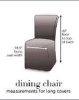 Scroll Dining Chair Cover - From Where - 