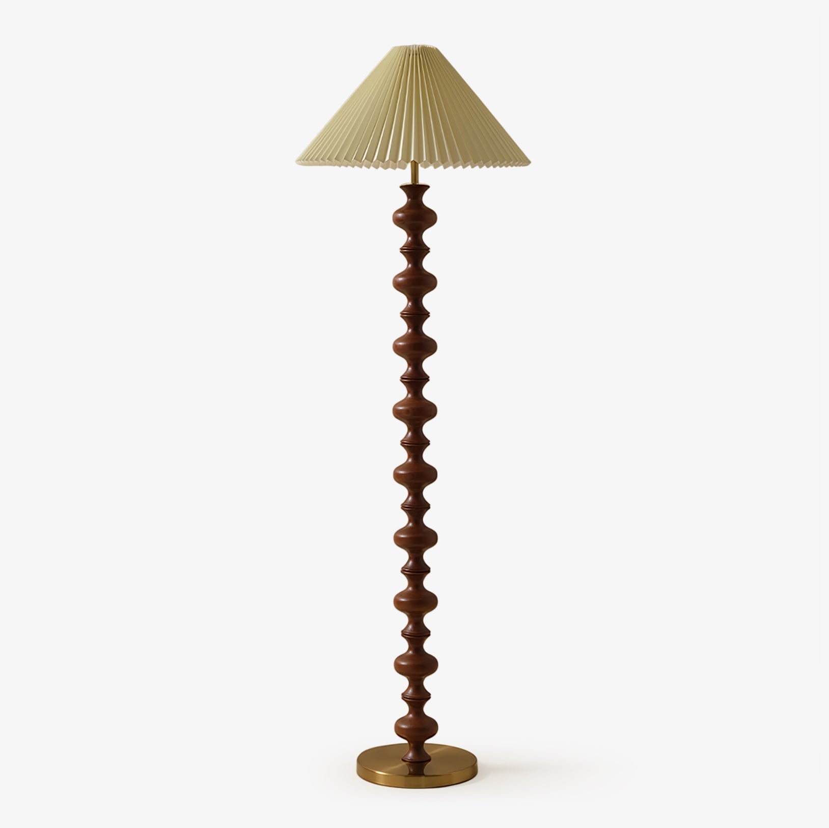 Sculpted Rhythm Wood Floor Lamp - From Where - 