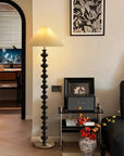 Sculpted Rhythm Wood Floor Lamp - From Where - 