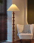 Sculpted Rhythm Wood Floor Lamp - From Where - 