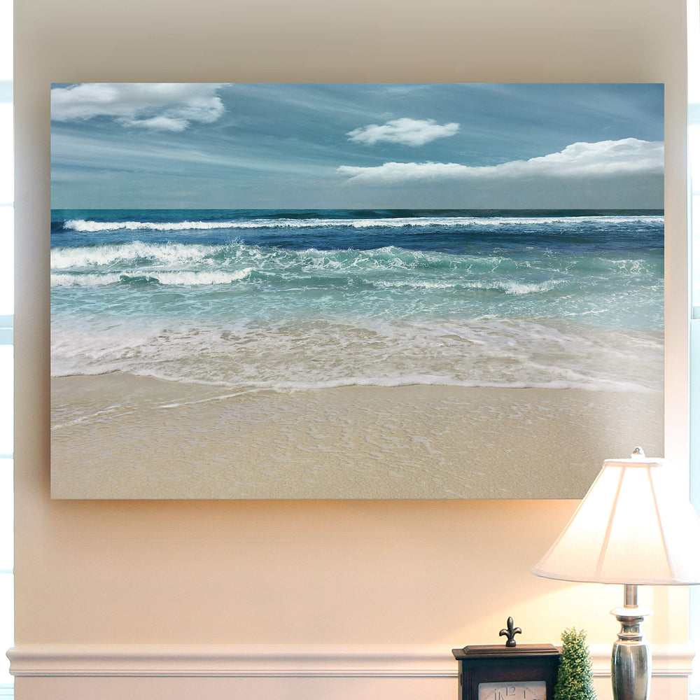 Sea Calm Symphony Canvas Wall Art - From Where - 