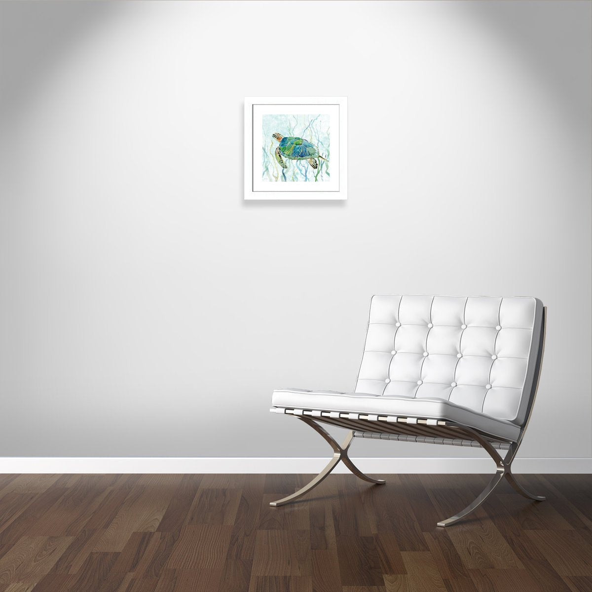 Sea Turtle Swim II Painting Print - From Where - 