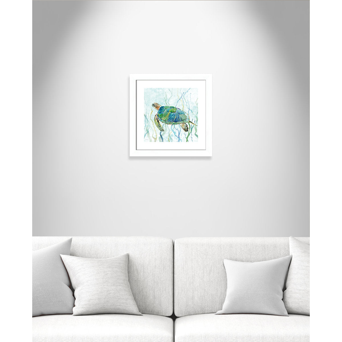 Sea Turtle Swim II Painting Print - From Where - 