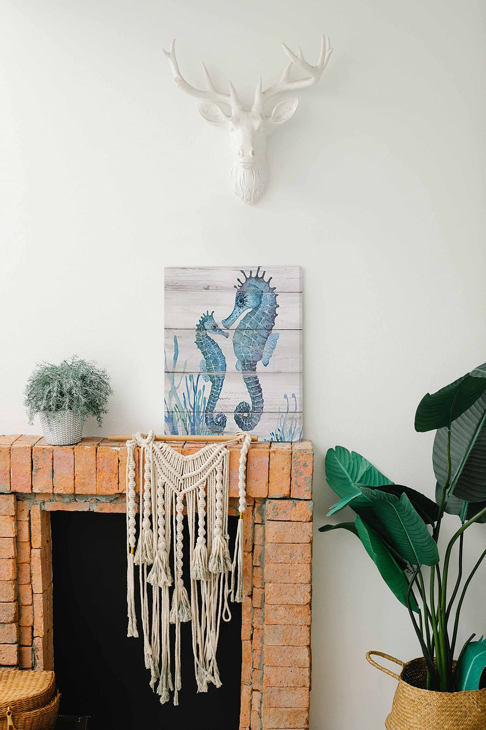 Seahorse Vintage Wall Art - From Where - 