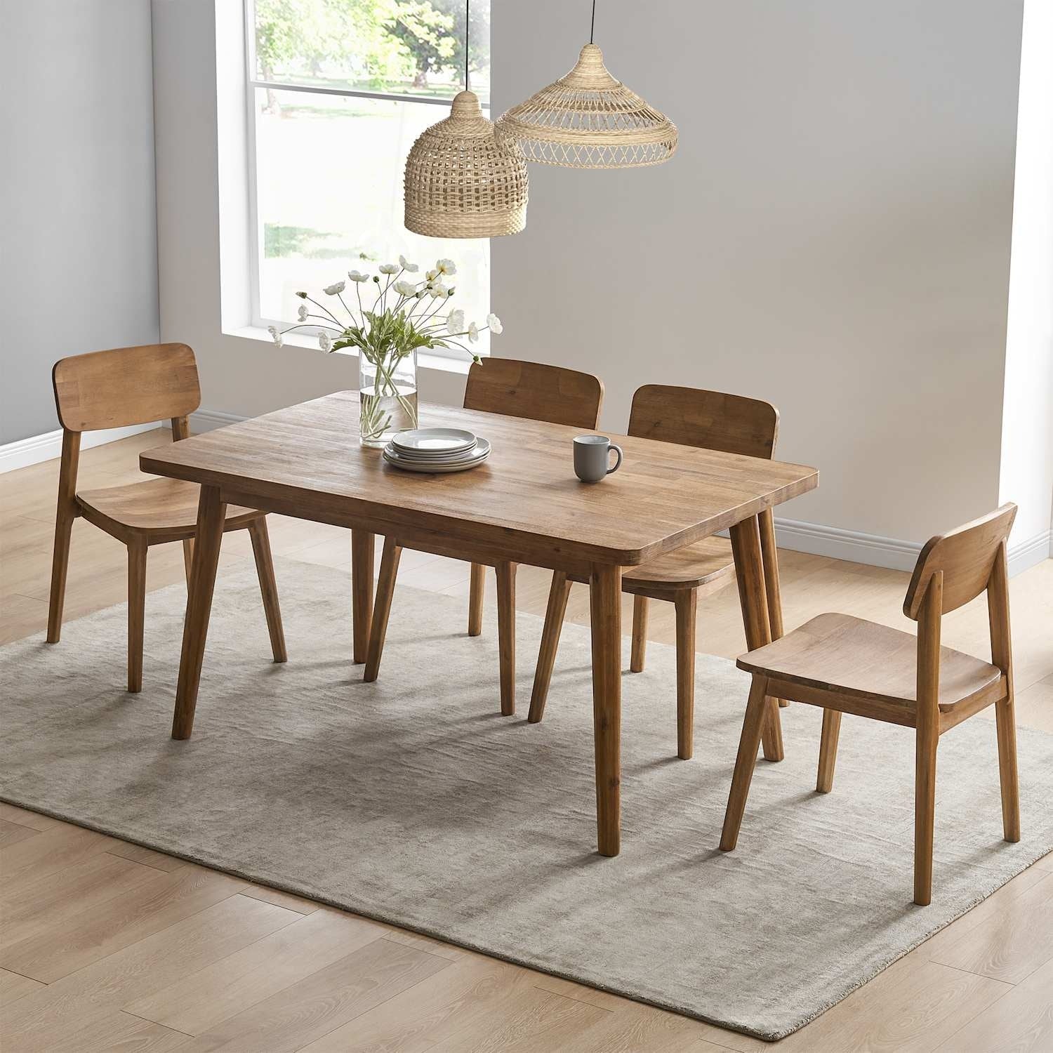 Seb Dining Table Set for 4-6 - From Where Finds -