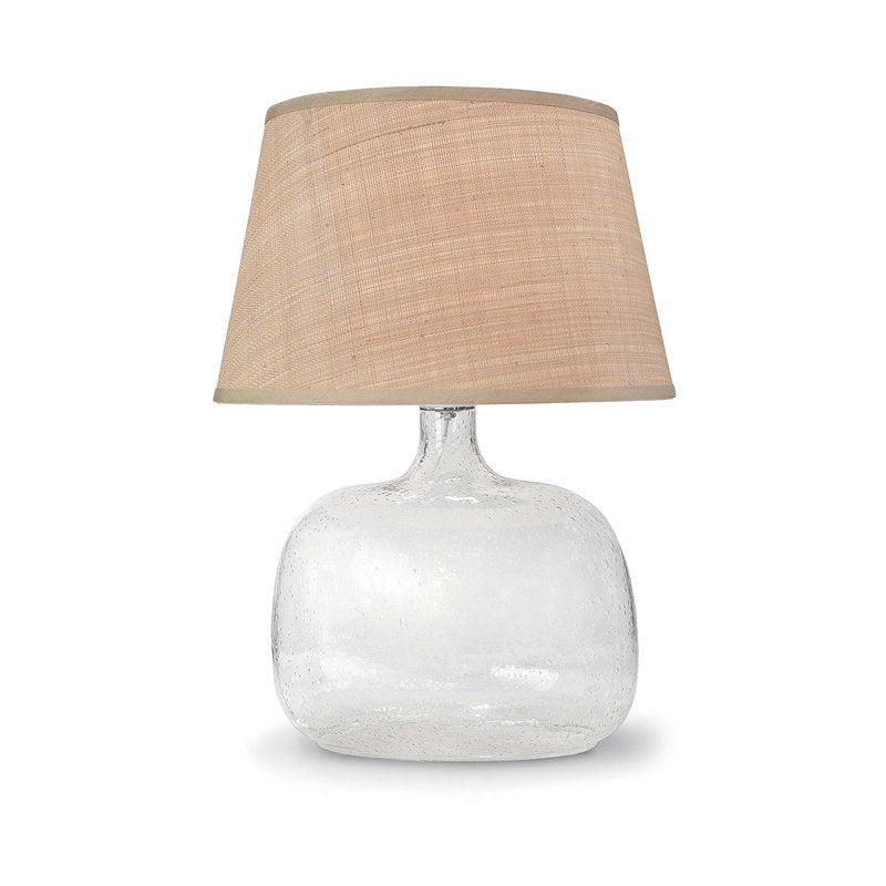 Seeded Glass Table Lamp - From Where - 