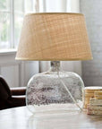 Seeded Glass Table Lamp - From Where - 