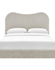 Seluna Boucle Queen Platform Bed - From Where Finds - 