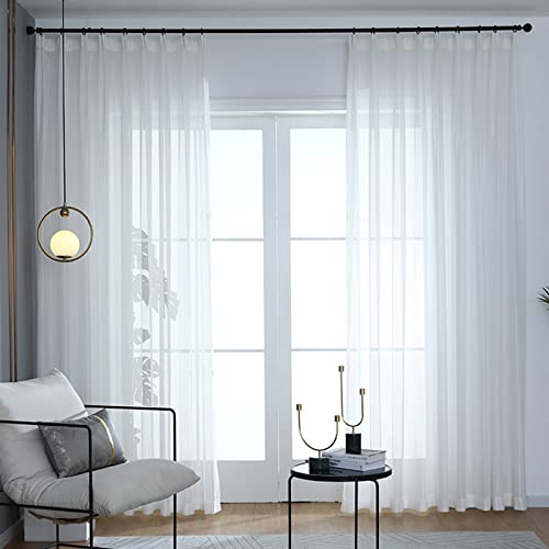 Semi Sheer Voile Window Curtain - From Where - 