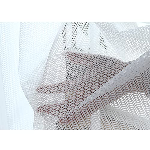 Semi Sheer Voile Window Curtain - From Where - 