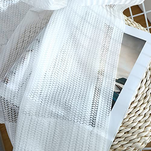 Semi Sheer Voile Window Curtain - From Where - 