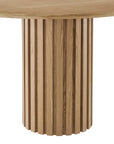 Senja 95" Oval Oak Dining Table - From Where Finds - 